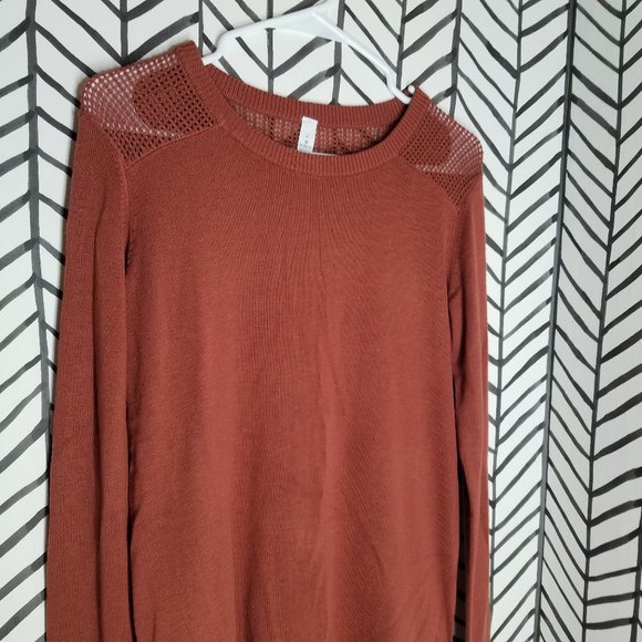 Nwt lululemon back to balance sweater rustic clay - Picture 5 of 13